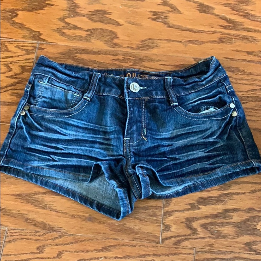 Denim shorts